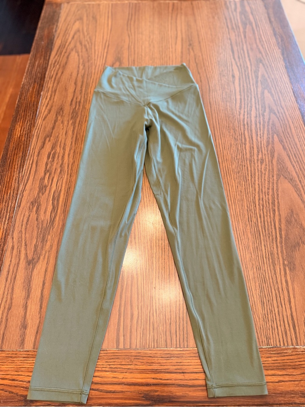 aerie High-Rise Olive Green Leggings